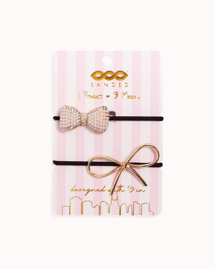 Shine Bright - Bow Hair Ties