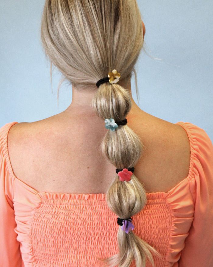Sea Flowers - Floral Hair Tie Pack | BANDED Hair Accessories