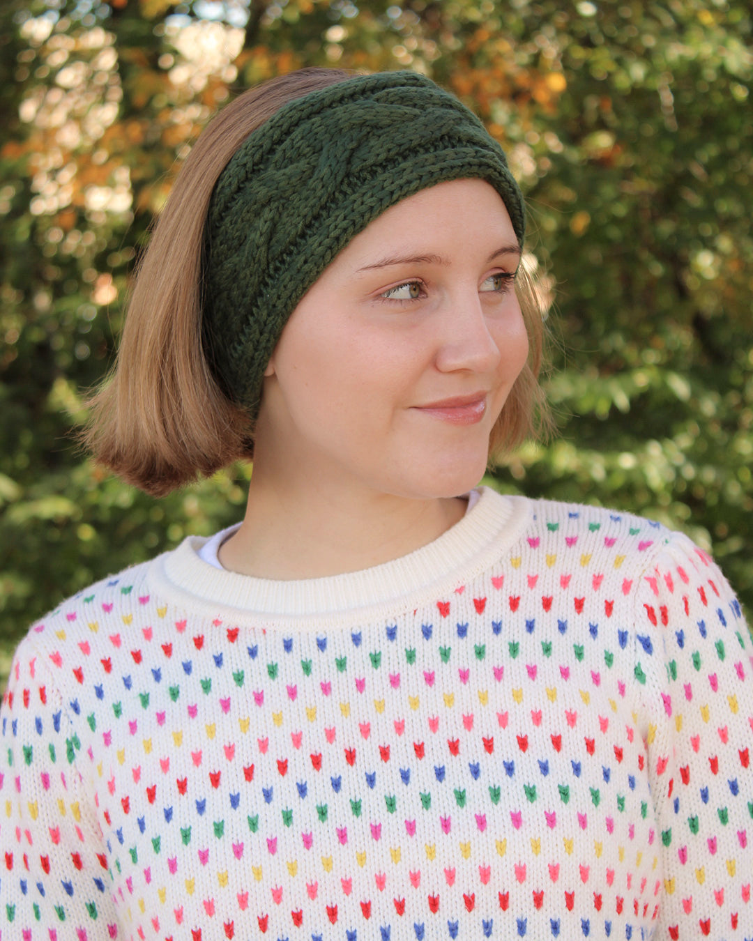 Iceland Braid Winter Headband | BANDED – Banded display picture 2