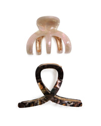 Nautilus Sheen - Metal Claw Clips | BANDED Hair Accessories