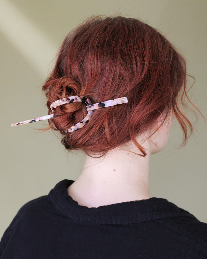 BANDED Women's Hair Accessories Juniper Ash - 2 Pack Hoop and Stick Hair Pins