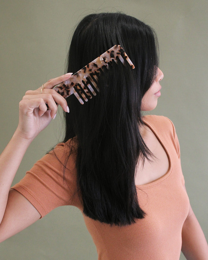 BANDED Women's Hair Accessories River Rock - Wide Tooth Styling Comb