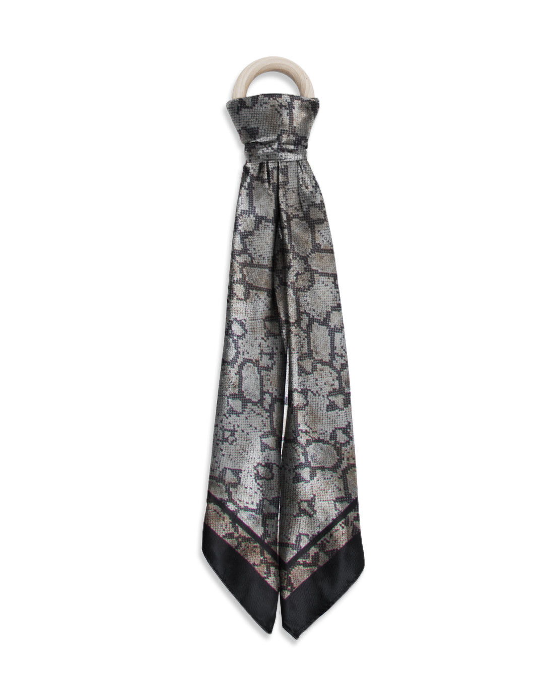 Animal Print Silky Scarf