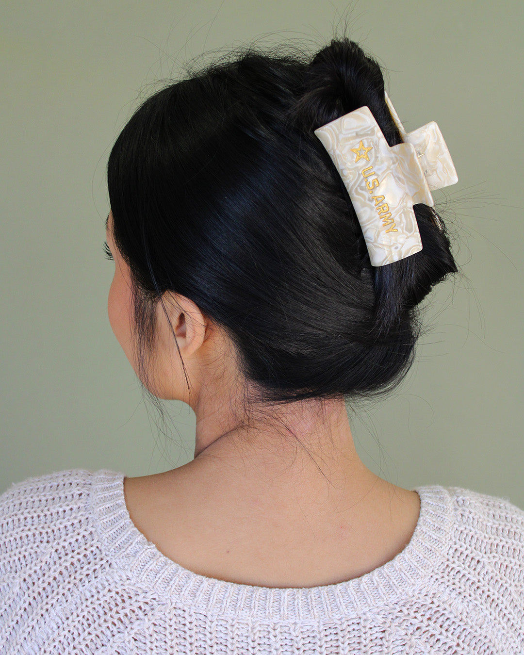U.S. Army - Eco Marbled Claw Clips | BANDED Hair Accessories
