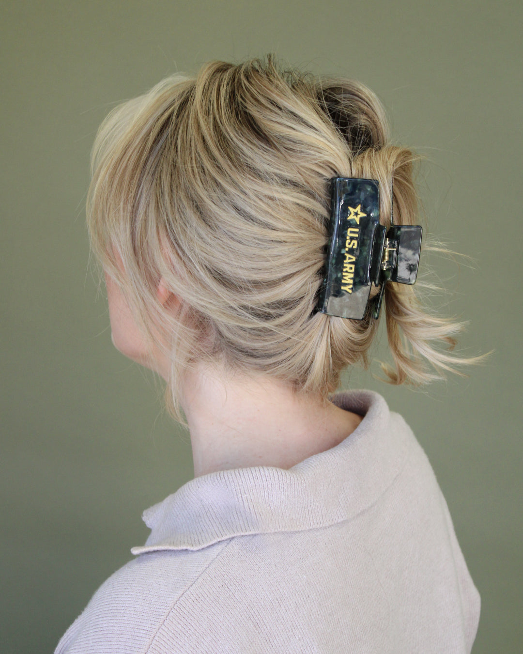 U.S. Army - Eco Marbled Claw Clips | BANDED Hair Accessories