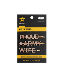 Proud Army Wife U.S. Army Pin Sets | BANDED Hair Accessories