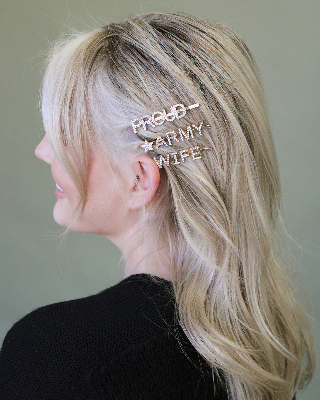 Proud Army Wife U.S. Army Pin Sets | BANDED Hair Accessories