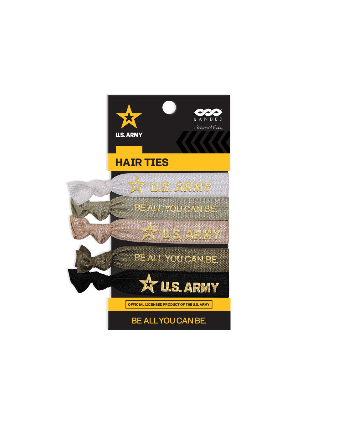 Be All You Can Be. Hair Ties | BANDED Hair Accessories