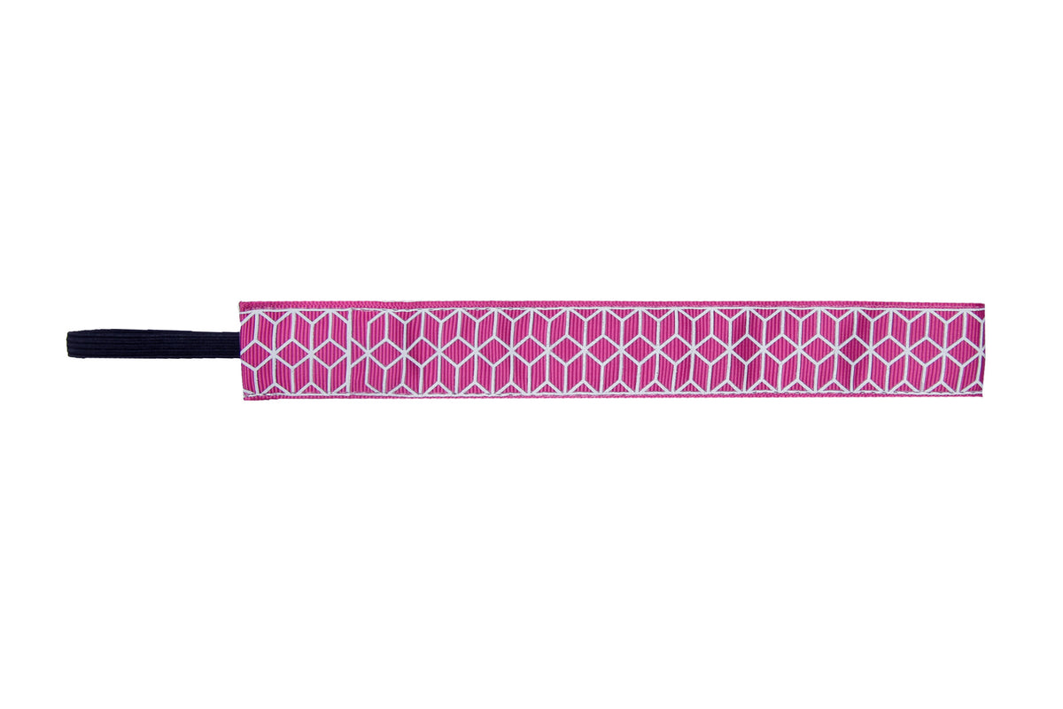 BANDED Women’s Premium Headbands + Hair Accessories - Raspberry - Reflective Athletic Headband