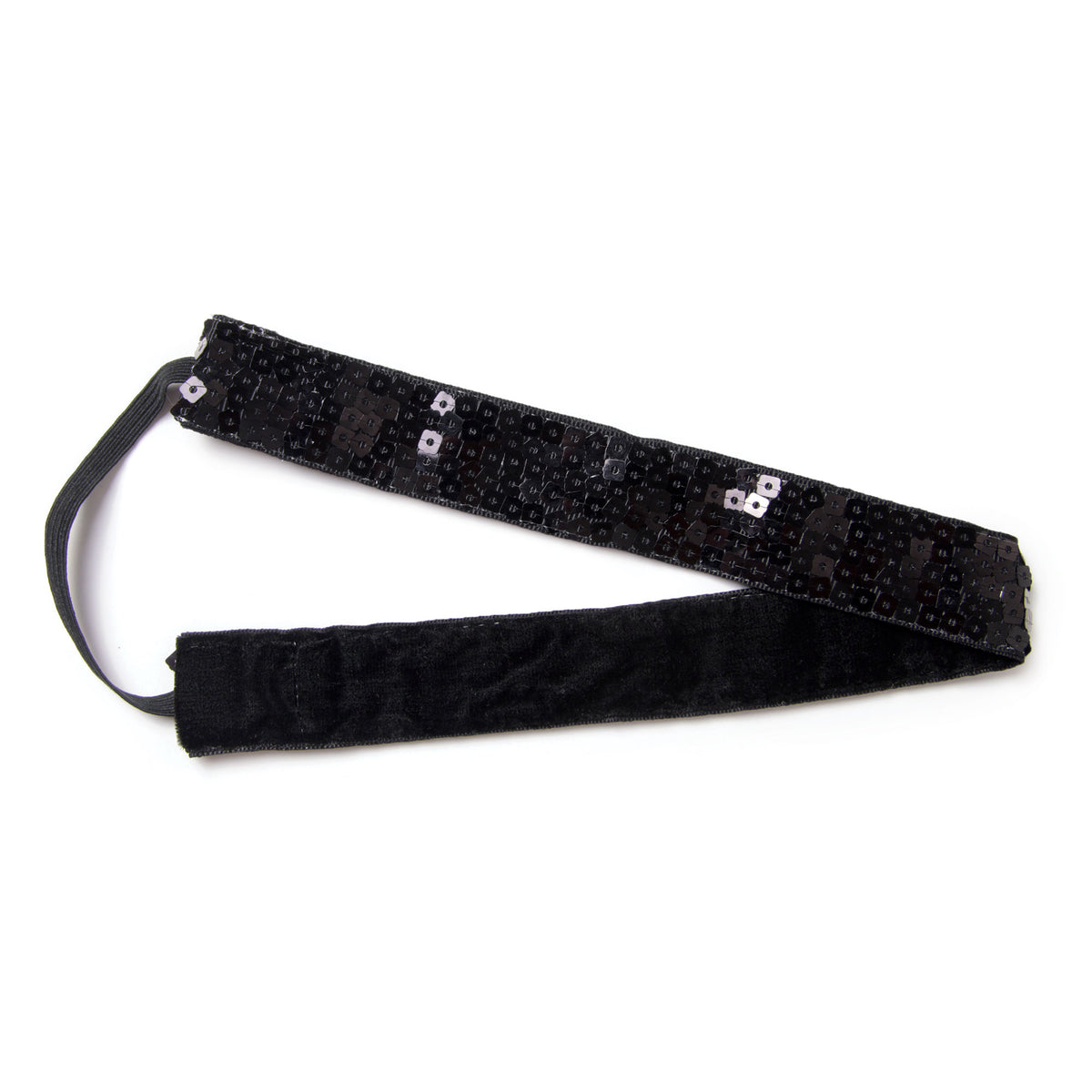 Black Sequins - Original 1" Headband