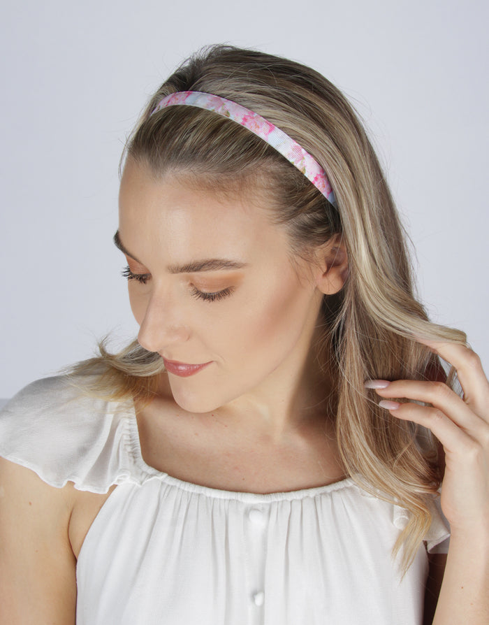 BANDED Women’s Premium Headbands + Hair Accessories - Peony Splendor - Skinny Headband