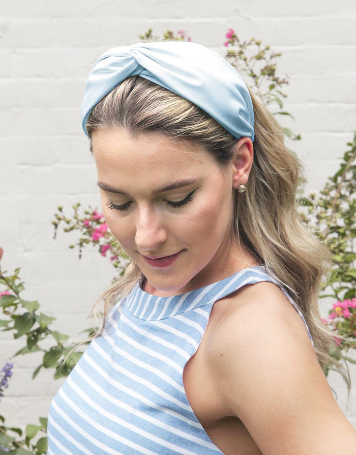 Faux Leather Wide Headband