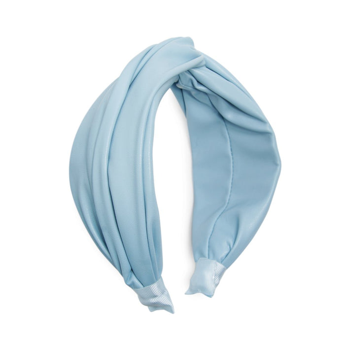 Faux Leather Wide Headband