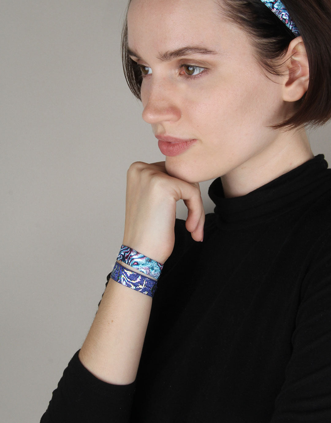 BANDED Women’s Hair Ties + Accessories - Waterfall Pools - Classic Hair Ties