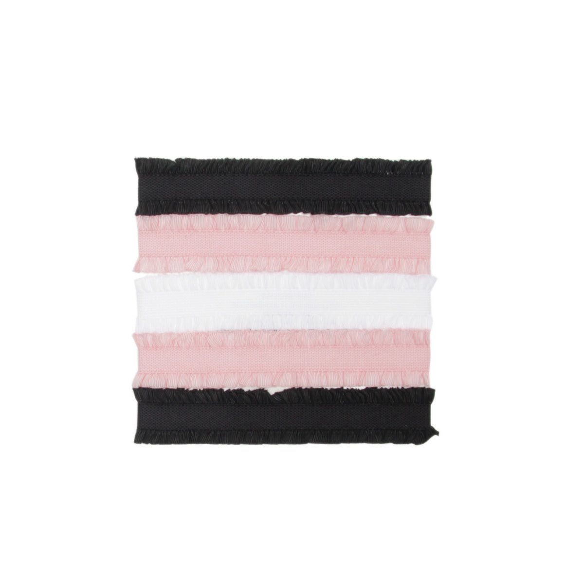 BANDED Women’s Hair Ties + Accessories - Blush Noir - Shirred Classic Hair Ties