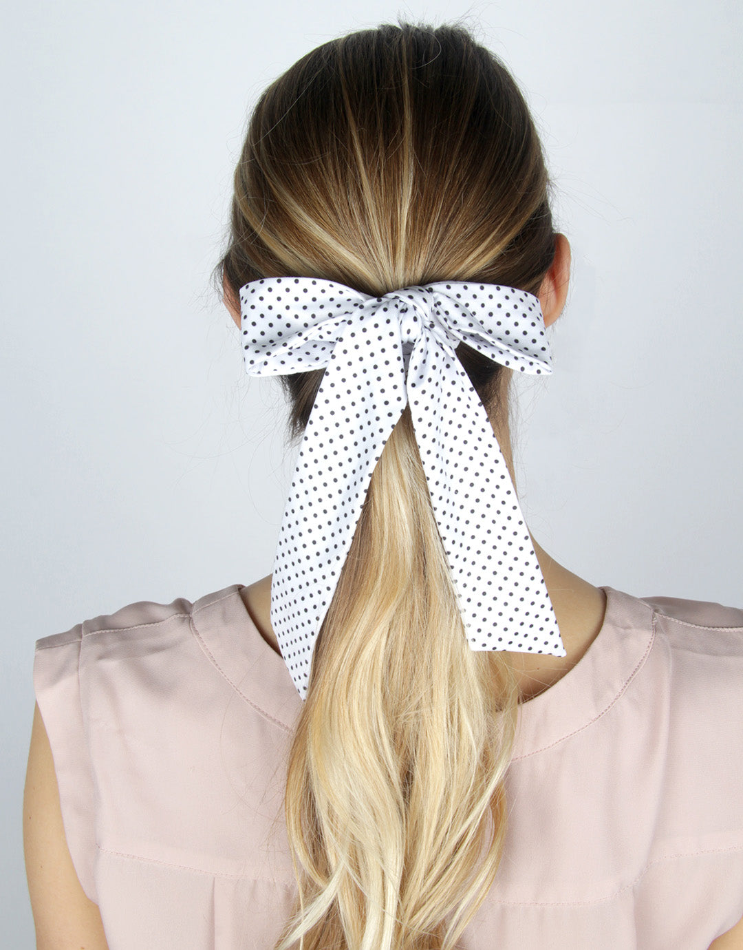 BANDED Women’s Premium Hair Accessories - Giverny Pansy - 2 Pack Scrunchie Bow ties