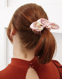 2 Pack Luxe Bow Scrunchies