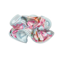 BANDED Women’s Premium Hair Accessories - Peony Splendor - Reversible Scruffle Scrunchie
