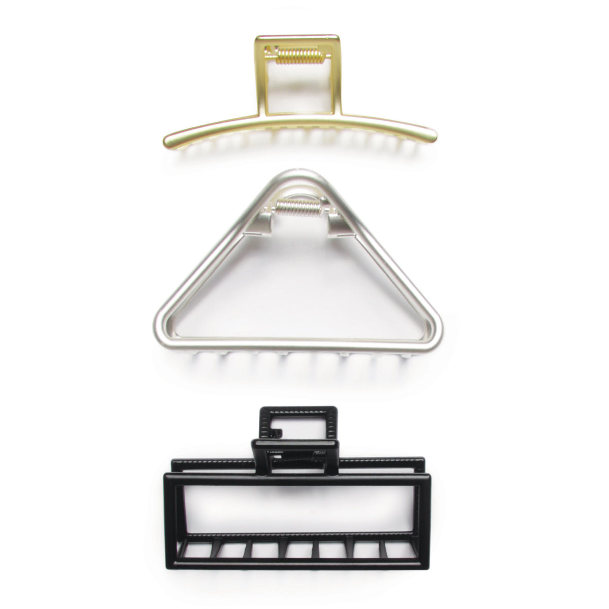 BANDED Women’s Premium Hair Accessories - Starboard - 3 Pack Large Claw Hair Clips