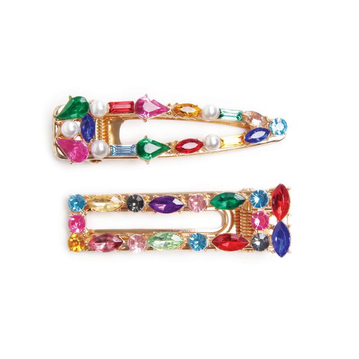 BANDED Women’s Premium Hair Accessories - Venetian Glass - 2 Pack Hair Clips