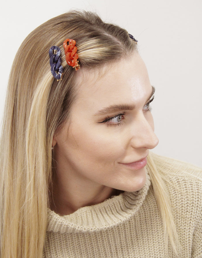 BANDED Women’s Premium Hair Accessories - Chain Hair Clips