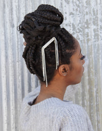 BANDED Women’s Premium Hair Accessories - Encore - Rhinestone Pin + Hair Clip Set