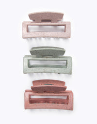 BANDED Women’s Premium Hair Accessories - Eco Chic - Recycled Claw Clips