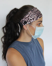 BANDED Women’s Premium Headbands + Hair Accessories - Classic Leopard - Utility Button Headband