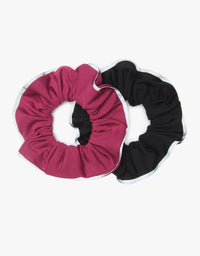 Solid Reflective Athletic Scrunchies