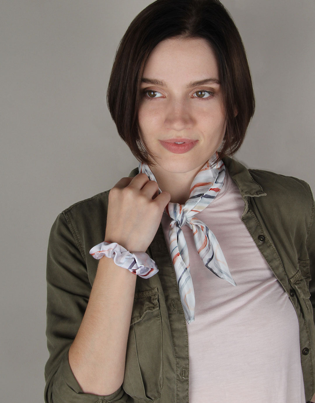 BANDED Premium Accessories - Ancient Petroglyph - Scrunchie Bandana