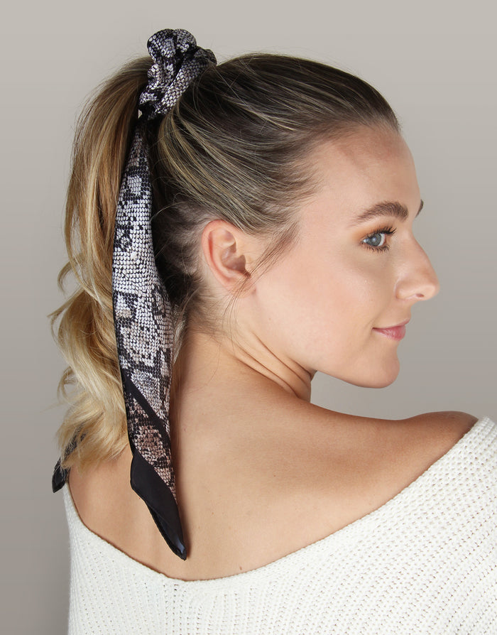 BANDED Women’s Premium Hair Accessories - Snake Charmer - Scrunchie Bandana