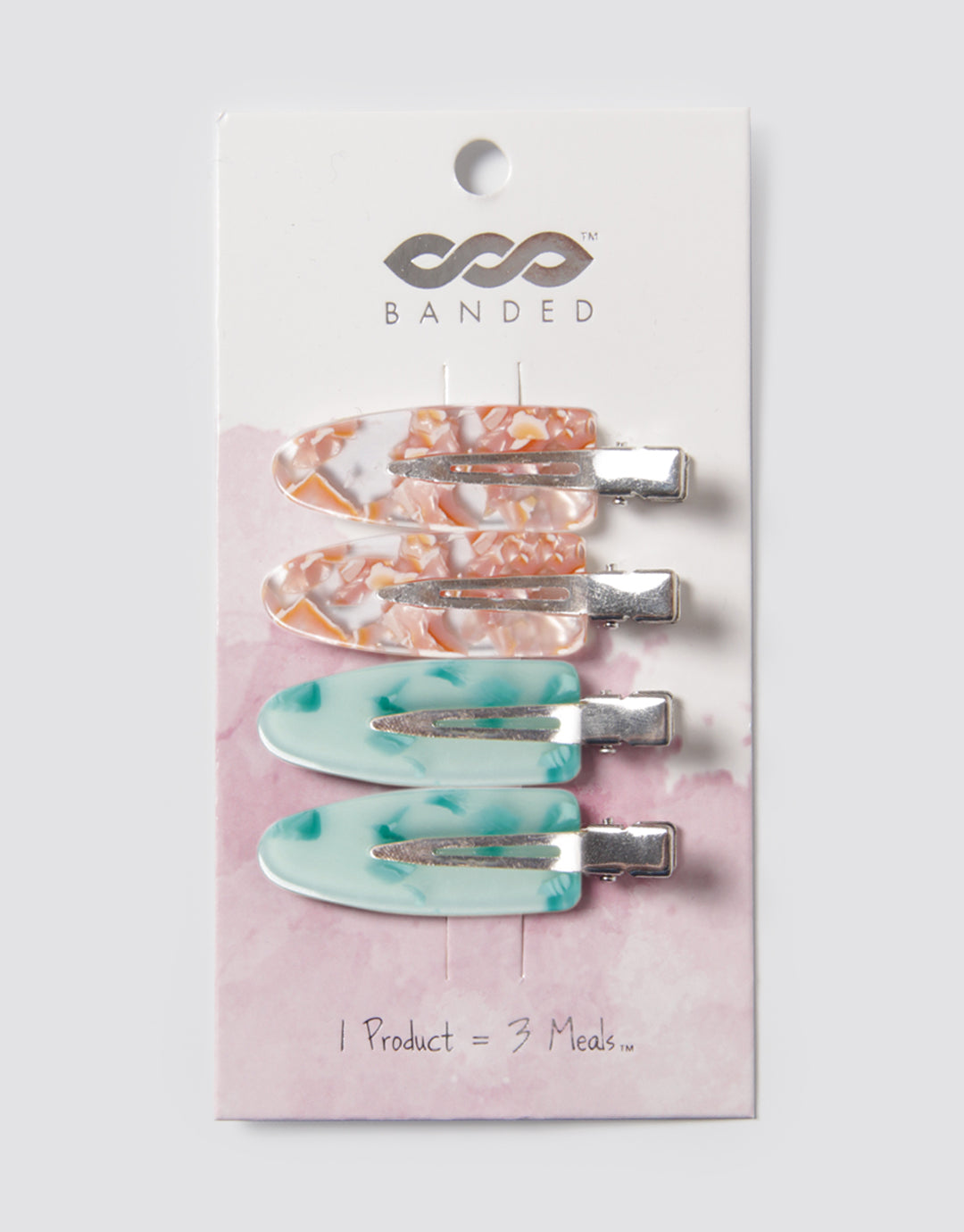 BANDED Women’s Premium Hair Accessories - Paddle Hair Clips