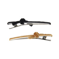 BANDED Women’s Premium Hair Accessories Amber Shadow - Velvet Alligator Hair Clips