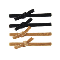 BANDED Women’s Premium Hair Accessories Amber Shadow - Velvet Alligator Hair Clips