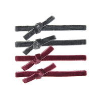 BANDED Women’s Premium Hair Accessories - Velvet Alligator Hair Clips
