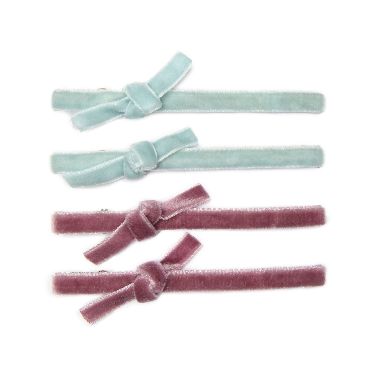 BANDED Women’s Premium Hair Accessories - Velvet Alligator Hair Clips