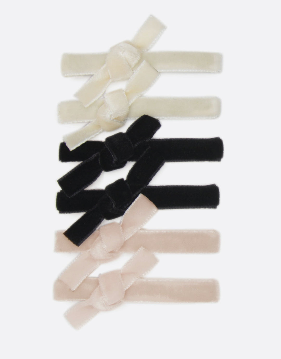 BANDED Women’s Premium Hair Accessories - Petite Velvet Alligator Hair Clips