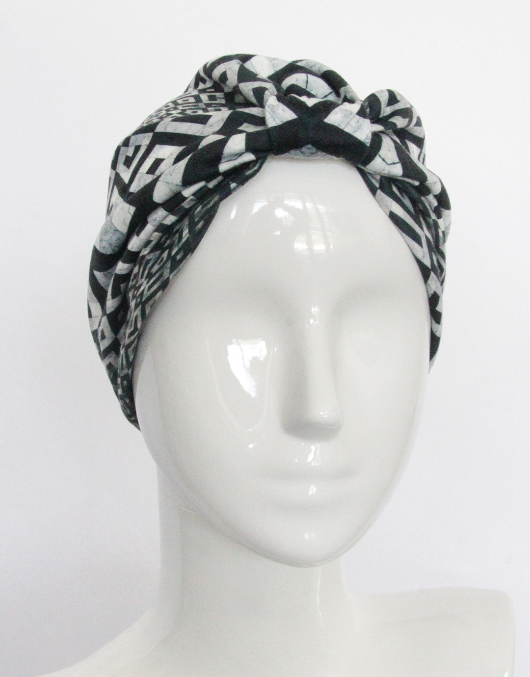 BANDED Women’s Full Coverage Headwraps + Hair Accessories - Versailles Tile - Fashion Turban