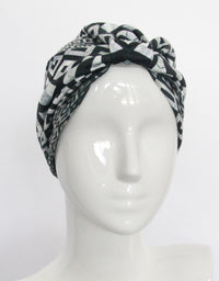 BANDED Women’s Full Coverage Headwraps + Hair Accessories - Versailles Tile - Fashion Turban
