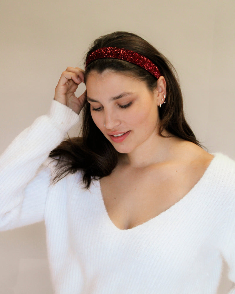 Red Sparkle - Original 1" Headband