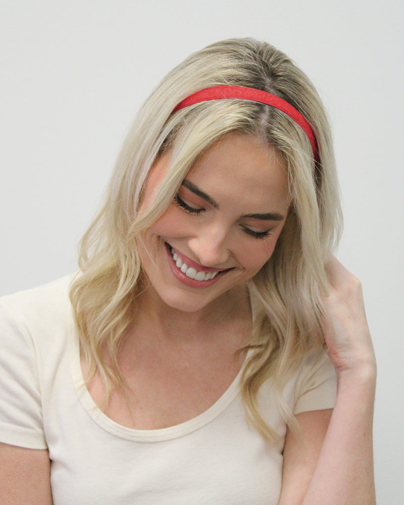 Solid Scroll - Skinny Headband