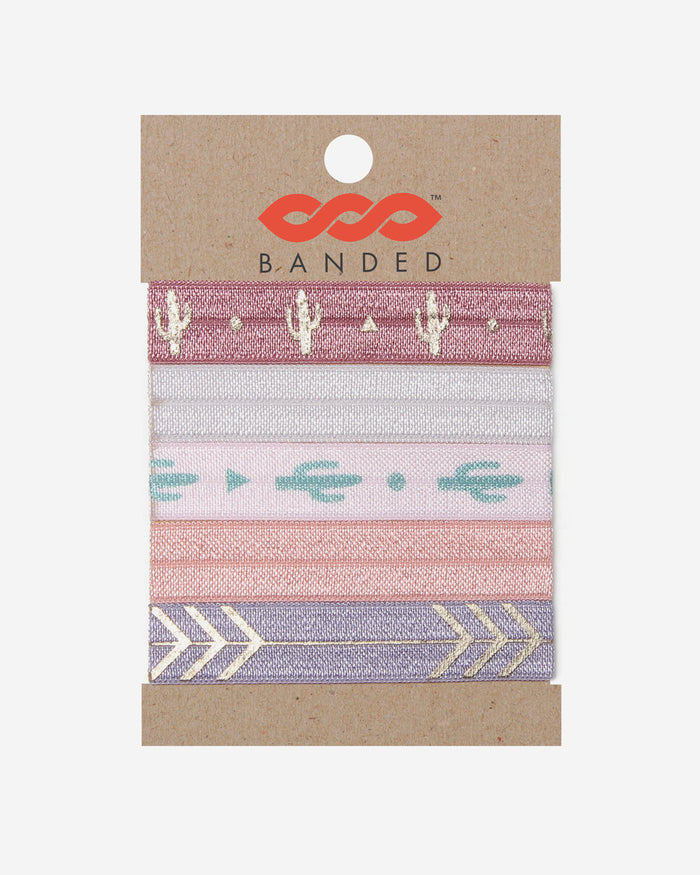 Sunset Cactus - Classic Hair Ties