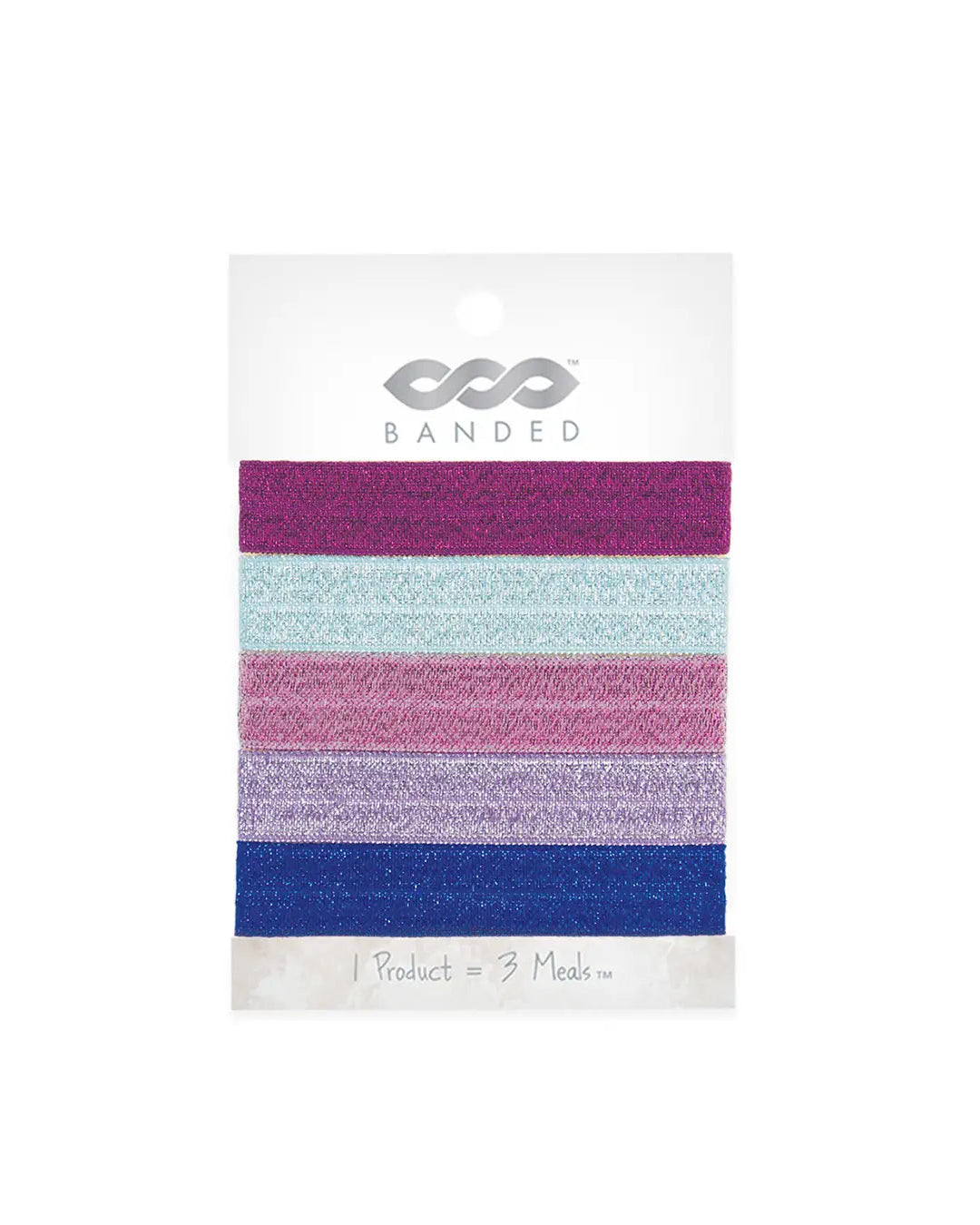 Shimmer Classic Hair Ties - 5 Pack