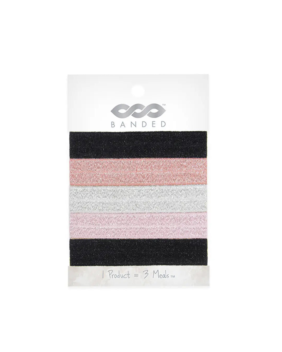 Shimmer Classic Hair Ties - 5 Pack