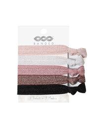 Shimmer Classic Hair Ties - 5 Pack
