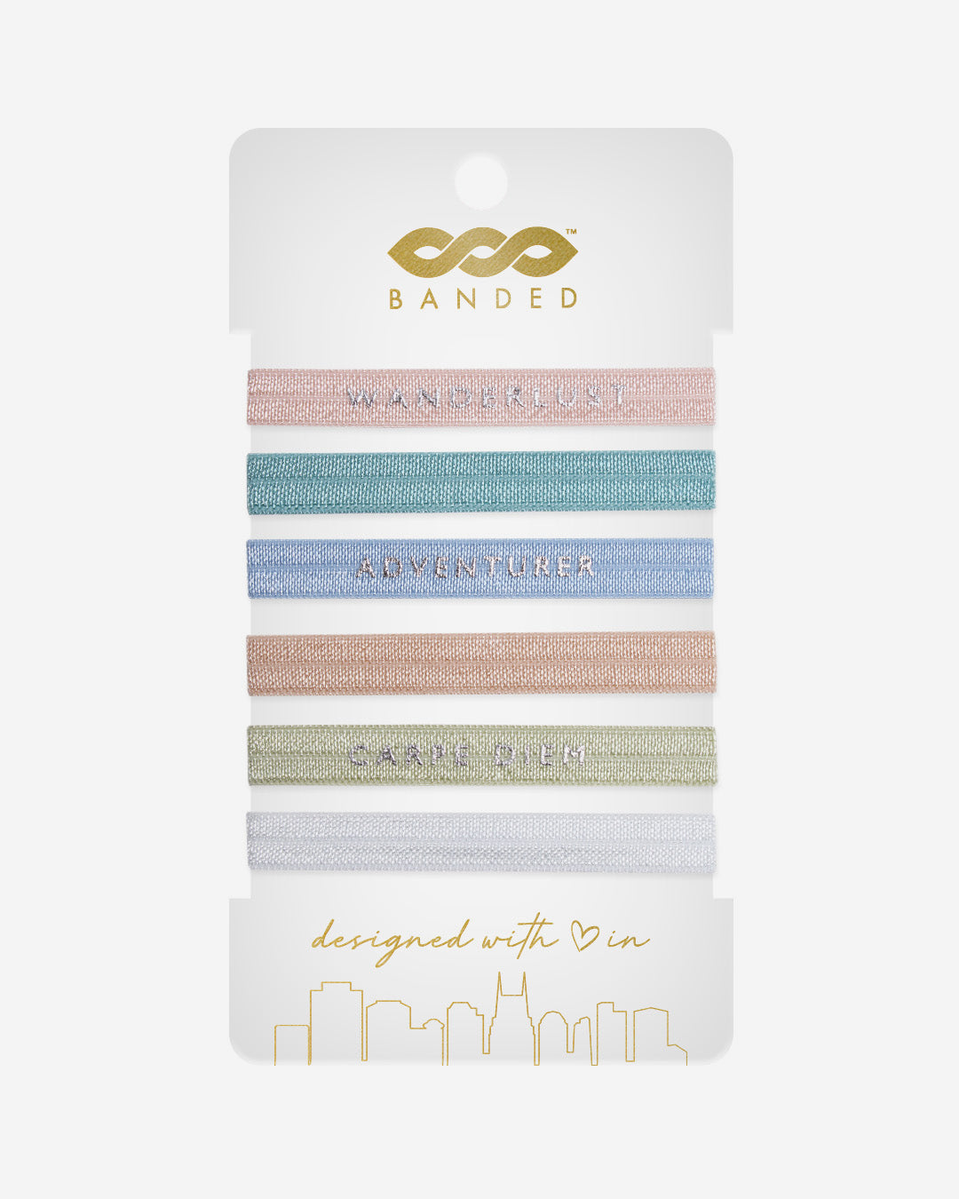 Carpe Diem - Narrow Hair Ties