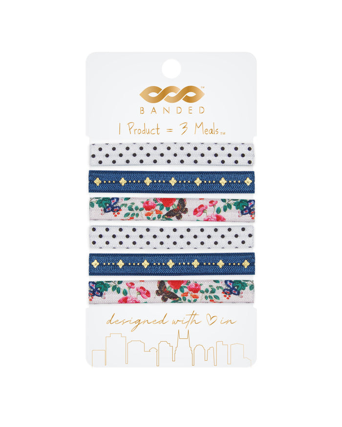Red Royal Apartment - Narrow Hair Ties