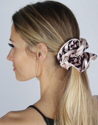 Color-Blocked Statement Scrunchie Trio