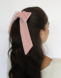 Petal Pink - Velvet Hair Ribbon