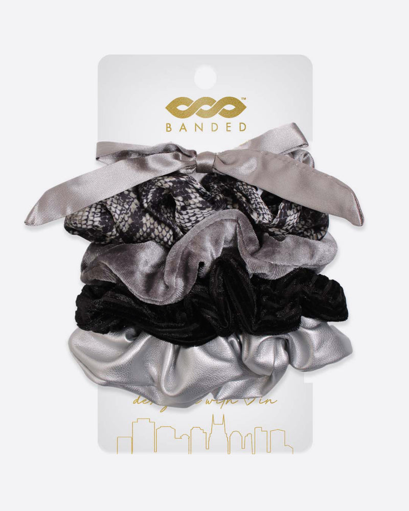 Silver Spurs - 5 Pack Scrunchies